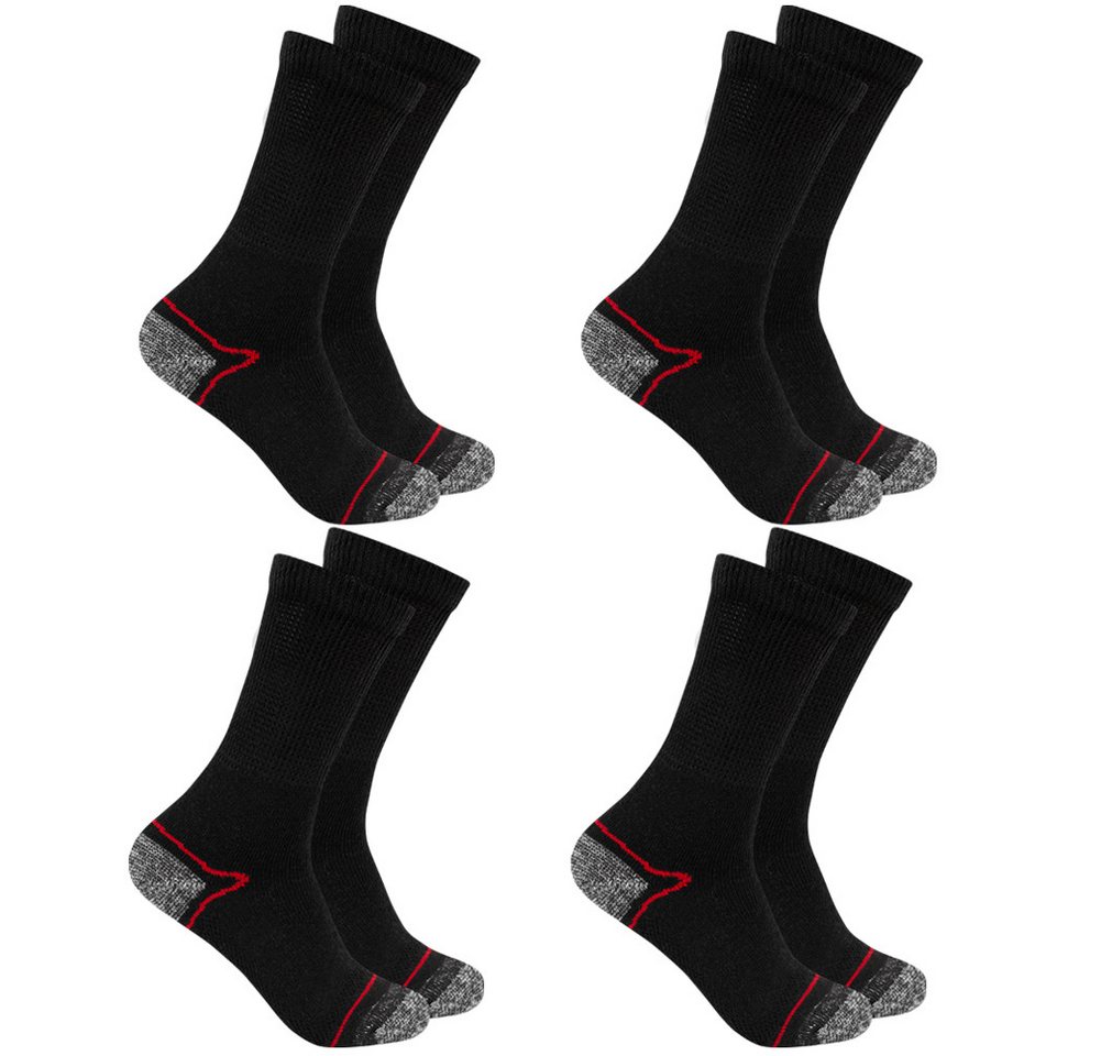 KIRKJUBOUR Wandersocken KIRKJUBØUR® "Climb" Outdoor Wandersocken 4 Paar von KIRKJUBOUR
