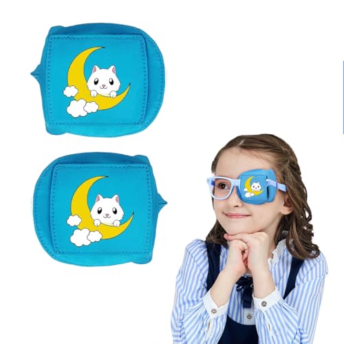 KIRZAX 2 Stück Augenklappen für Erwachsene und Kinder,Augenklappe für Links und Rechts Verband für schwache Augen Verdunkelungsabdeckung für Amblyopie Strabismus Nach Katarakt, Damen Herren KIRZAX 2 Stück Augenklappen für Erwachsene und Kinder,Augenklappe für Links und Rechts Verband für schwache Augen Verdunkelungsabdeckung für Amblyopie Strabismus Nach Katarakt, Damen Herren von KIRZAX