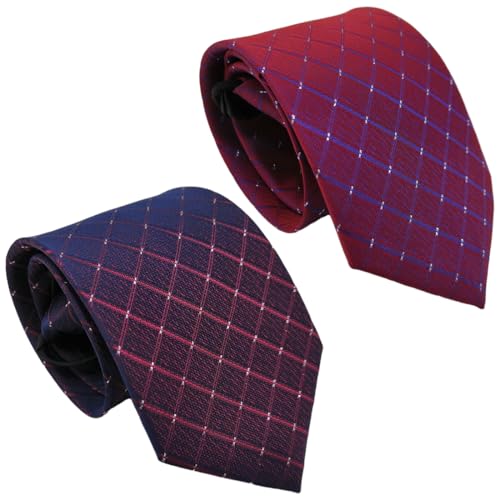 KIRZAX 2 Stück Klassischer Anzug und Krawatte, leicht und diskret, geeignet für Büro- oder Urlaubsveranstaltungen, Firmenfeiern, Hochzeiten, originelle Geschenke KIRZAX 2 Stück Klassischer Anzug und Krawatte, leicht und diskret, geeignet für Büro- oder Urlaubsveranstaltungen, Firmenfeiern, Hochzeiten, originelle Geschenke von KIRZAX