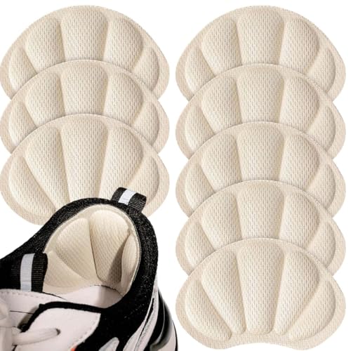 KIRZAX 4 Paar Fersenschutz Schuheinlagen, Fersen Patch,Sneaker Reparatur Patch,Bequemer Fersenschoner,Selbstklebende rutschfeste Fersenkissen,Fersenpolster Reparatur für die Meisten Arten, Hautfarbe KIRZAX 4 Paar Fersenschutz Schuheinlagen, Fersen Patch,Sneaker Reparatur Patch,Bequemer Fersenschoner,Selbstklebende rutschfeste Fersenkissen,Fersenpolster Reparatur für die Meisten Arten, Hautfarbe von KIRZAX