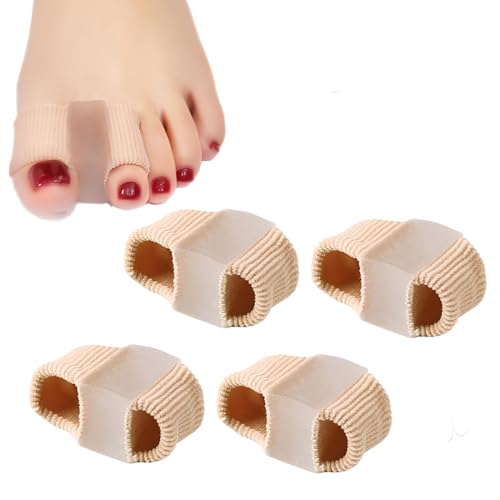 KIRZAX 4 Stück Zehenspreizer Hallux Valgus, Silikon Großzehenabstandshalter mit 2 Schlaufen, Zehenspreizer toe Spacer Komfort und Ausrichtung, Hammerzehen Korrektur, Frauen und Männer,L KIRZAX 4 Stück Zehenspreizer Hallux Valgus, Silikon Großzehenabstandshalter mit 2 Schlaufen, Zehenspreizer toe Spacer Komfort und Ausrichtung, Hammerzehen Korrektur, Frauen und Männer,L von KIRZAX
