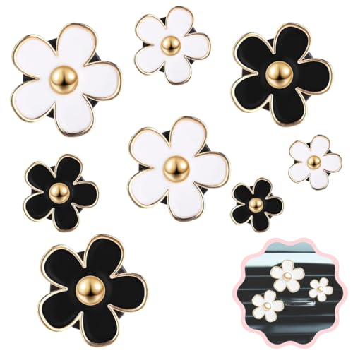 KIRZAX 8 Stück Gänseblümchen Auto Lufterfrischer, Auto Lufterfrischer Clip Blume, Auto Dekoration Innenraum Blume, Auto Schmuck Innenraum Mädchen Frauen Auto Wohnbereich Büro KIRZAX 8 Stück Gänseblümchen Auto Lufterfrischer, Auto Lufterfrischer Clip Blume, Auto Dekoration Innenraum Blume, Auto Schmuck Innenraum Mädchen Frauen Auto Wohnbereich Büro von KIRZAX