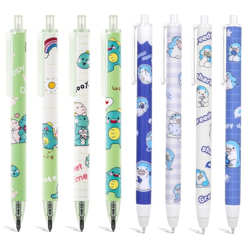 KIRZAX 8pcs Tier niedlich Stift auf Wasserbasis, 0,5MM Cartoon Tier Kugelschreiber, löschbar Kugelschreiber, Student Geschenk, Schule Bürobedarf, Student Supplies KIRZAX 8pcs Tier niedlich Stift auf Wasserbasis, 0,5MM Cartoon Tier Kugelschreiber, löschbar Kugelschreiber, Student Geschenk, Schule Bürobedarf, Student Supplies von KIRZAX