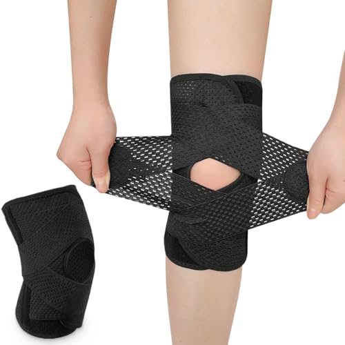 KIRZAX Kniebandage Männer Damen,Kniestütze für Knieschmerzen, Knee Support mit Stabilisatoren & klettverschluss,Verstellbare Patella Kniestütze Kniebandage,für Meniskus Riss Knieschmerzen,L KIRZAX Kniebandage Männer Damen,Kniestütze für Knieschmerzen, Knee Support mit Stabilisatoren & klettverschluss,Verstellbare Patella Kniestütze Kniebandage,für Meniskus Riss Knieschmerzen,L von KIRZAX