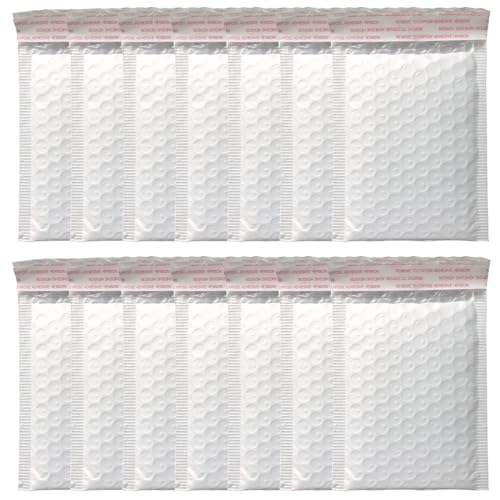 KIRZAX Verpackungsmaterial 12 Stück,Luftpolsterfolie Umzugskartons,18 x 23 cm Bubble Wrap Polsterfolie, Schaumstoffverpackung, Luftpolstertaschen Knallfolie für Umzug und Versand Verpackung KIRZAX Verpackungsmaterial 12 Stück,Luftpolsterfolie Umzugskartons,18 x 23 cm Bubble Wrap Polsterfolie, Schaumstoffverpackung, Luftpolstertaschen Knallfolie für Umzug und Versand Verpackung von KIRZAX