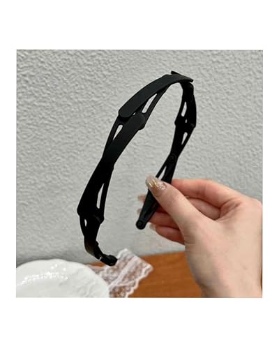 KISHMEHAR Matte faltbare Stirnbänder für Damen und Mädchen, kompakter, tragbarer rutschfester Kamm mit einziehbaren Zähnen, 1 Stück, Schwarz KISHMEHAR Matte faltbare Stirnbänder für Damen und Mädchen, kompakter, tragbarer rutschfester Kamm mit einziehbaren Zähnen, 1 Stück, Schwarz von KISHMEHAR