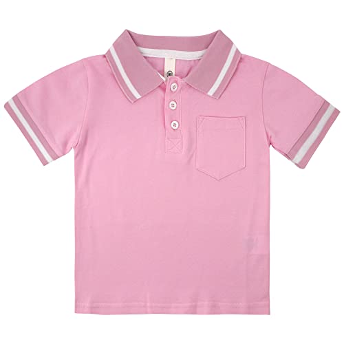 KISLOVE Poloshirt Jungen Kinder T Shirt Jungs,Rosa,3 Jahre von KISLOVE