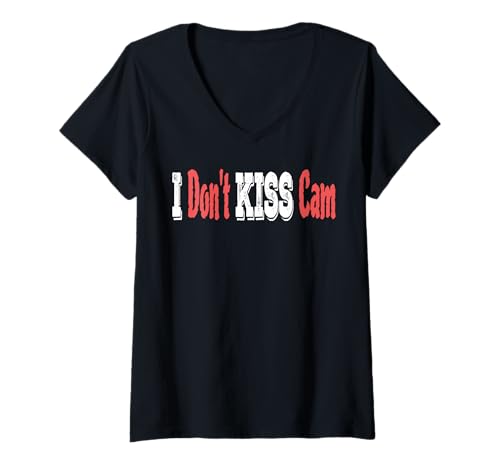 Damen Kiss Cam – Geschenkidee für Verliebte Paare lustig T-Shirt mit V-Ausschnitt Damen Kiss Cam – Geschenkidee für Verliebte Paare lustig T-Shirt mit V-Ausschnitt von KISS CAM SUPRISE