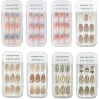 KISS NEW YORK - Press & Go Luxury Coffin Gel Nail Tips CPG13J - 30 pcs von KISS NEW YORK