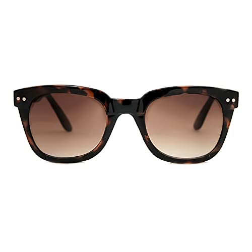 KISS® Sonnenbrille - MOSCOT Style Mod. BOXER Gradient - Mann Frau VINTAGE Mode Unisex - HAVANA V1 von KISS