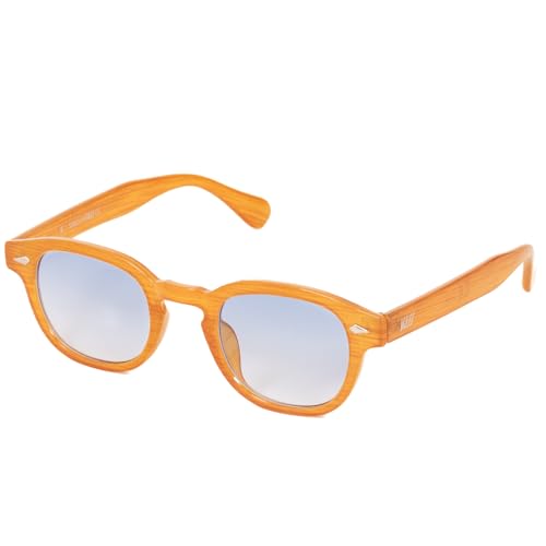 KISS DEPP ICONIC Sonnenbrille Herren Damen – Moscot Stil Vintage Getragen von Johnny Depp – Rahmen mit Metallnieten – UV400 Gläser Vielseitige Eleganz für Lässige & Raffinierte Looks KISS DEPP ICONIC Sonnenbrille Herren Damen – Moscot Stil Vintage Getragen von Johnny Depp – Rahmen mit Metallnieten – UV400 Gläser Vielseitige Eleganz für Lässige & Raffinierte Looks von KISS
