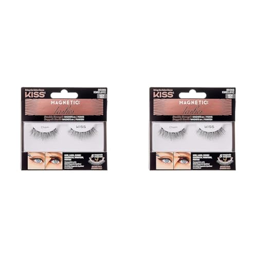 KISS Magnetic Eyeliner Lash - 01 (Packung mit 2) von KISS