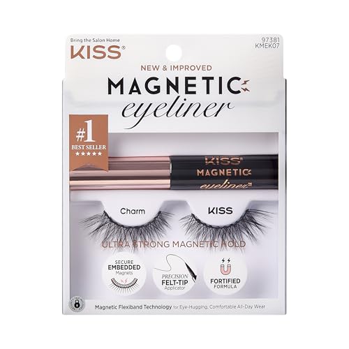 KISS Magnetic Lash Collection Eyeliner & Lash Set - Charm von KISS