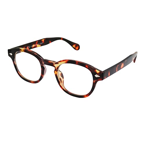 KISS Neutrale Brille MOSCOT style mod. DEPP - optischer Rahmen VINTAGE Johnny Depp Mann Frau CULT Unisex - ICONIC/Havana von KISS