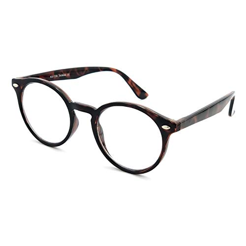 KISS Neutrale Brille MOSCOT style mod. WAVE ICONIC - optischer Rahmen EXTRACOOL Mann Frau VINTAGE - HAVANA von KISS