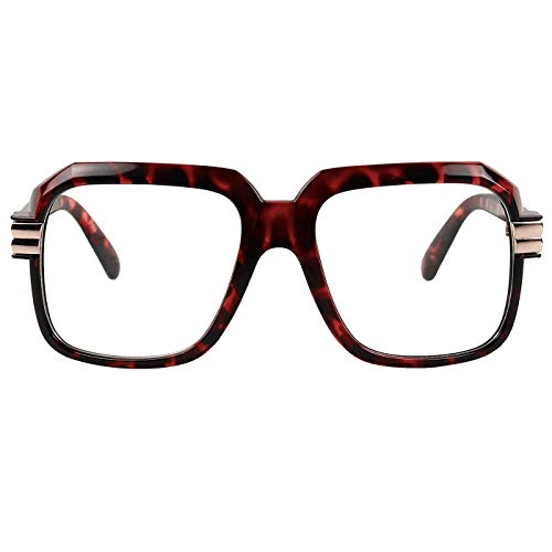 KISS Neutrale Brille OLD SCHOOL mod. RUN-DMC - optischer Rahmen VINTAGE Mann Frau HIP-HOP - HAVANA von KISS