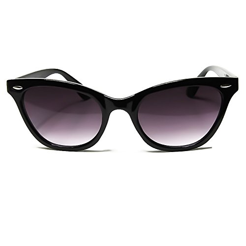 KISS Sonnenbrille CAT EYE mod. PIN-UP - Kult Vintage WOMAN Mode Rockabilly GLAMOUR - SCHWARZ von KISS