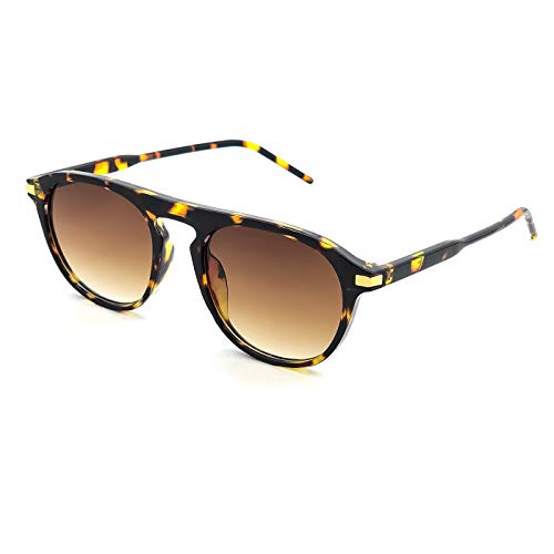 KISS Sonnenbrille Fashion mod. PHOENIX - Mann Frau FLAT TOP Kultfilm VINTAGE Flieger - HAVANA von KISS