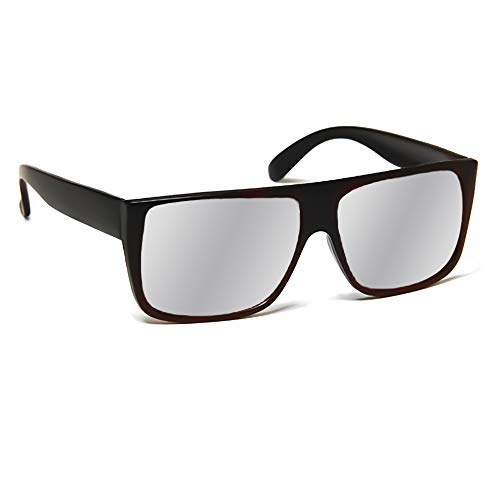 KISS Sonnenbrille Flat Top mod. JACOB - Mann Frau VINTAGE Super Mode - SCHWARZ/Silver von KISS