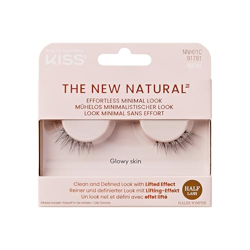 KISS The New Natural Half Lash 01 - glowy Skin von KISS