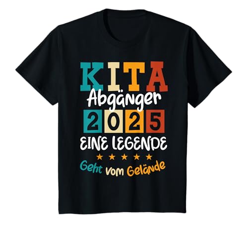 Kinder KITA Abgänger 2025 Schulanfang Einschulung 1. Klasse T-Shirt Kinder KITA Abgänger 2025 Schulanfang Einschulung 1. Klasse T-Shirt von KITA Abgänger 2025 Einschulung Schulanfang