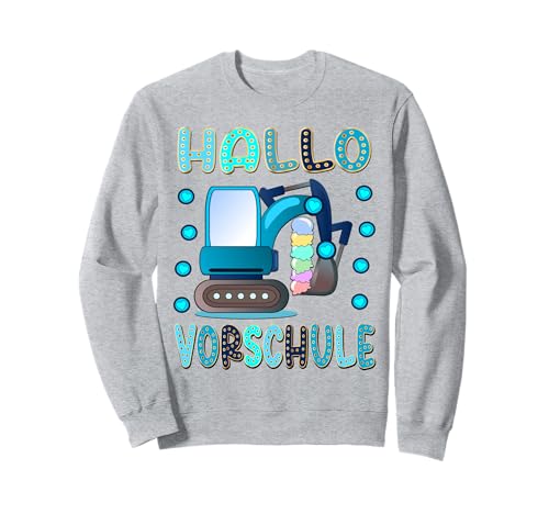 Bagger VORSCHULKIND MÄDCHEN PÄDAGOGIN Junge Vorschule Sweatshirt Bagger VORSCHULKIND MÄDCHEN PÄDAGOGIN Junge Vorschule Sweatshirt von KITA KINDERGARTEN GRUNDSCHULE SCHULANFANG