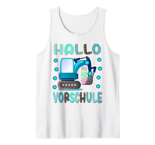 Bagger VORSCHULKIND MÄDCHEN PÄDAGOGIN Junge Vorschule Tank Top Bagger VORSCHULKIND MÄDCHEN PÄDAGOGIN Junge Vorschule Tank Top von KITA KINDERGARTEN GRUNDSCHULE SCHULANFANG