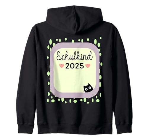 Einschulung Junge Schulkind 2025 Katzen Mädchen Schulanfang Kapuzenjacke Einschulung Junge Schulkind 2025 Katzen Mädchen Schulanfang Kapuzenjacke von KITA KINDERGARTEN GRUNDSCHULE SCHULANFANG