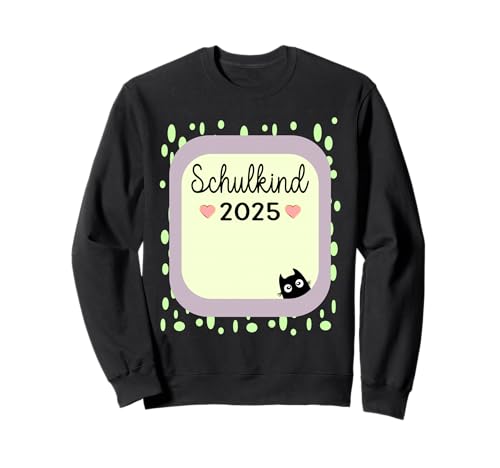 Einschulung Junge Schulkind 2025 Katzen Mädchen Schulanfang Sweatshirt von KITA KINDERGARTEN GRUNDSCHULE SCHULANFANG