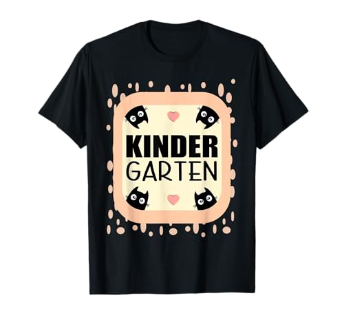 Katzen Jungen Kleinkinder Kindergartenkind MÄDCHEN KiGa T-Shirt von KITA KINDERGARTEN GRUNDSCHULE SCHULANFANG