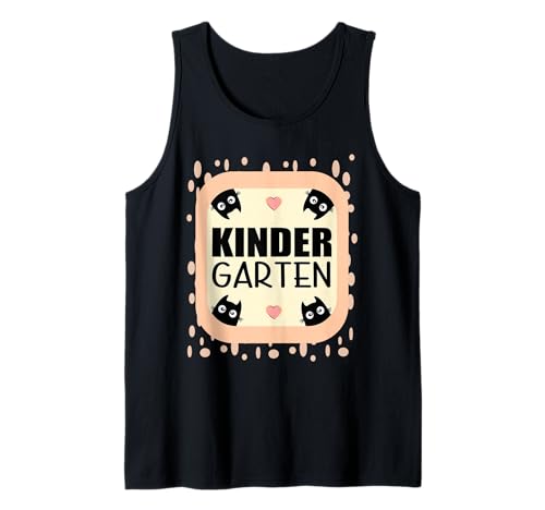 Katzen Jungen Kleinkinder Kindergartenkind MÄDCHEN KiGa Tank Top von KITA KINDERGARTEN GRUNDSCHULE SCHULANFANG