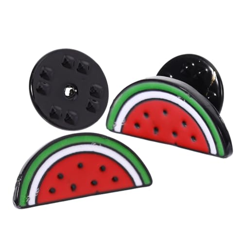 KITANDOVE 2stücke Teiliges Wassermelonen Brosche Pin Kreative Cartoon Anstecknadel Für Kleidung Pullover Und Schals Charmante Geschenkidee Für Frauen von KITANDOVE
