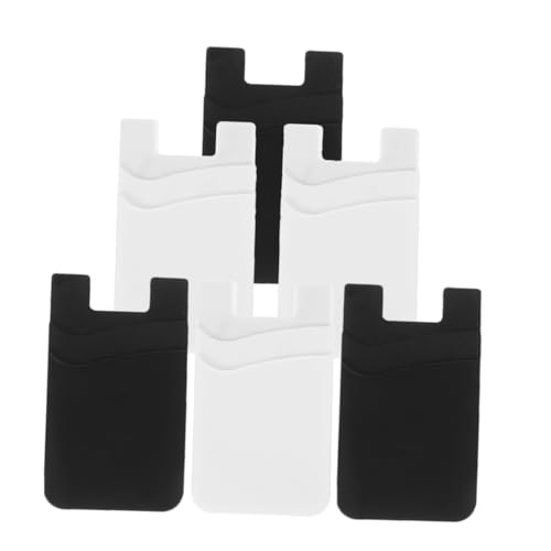 KITANDOVE 6stücke Handy Kartenhalter Aus Aufkleber Wallet Für Kreditkarten Bargeld Praktischer Kartenetui Für Smartphone Für Unterwegs von KITANDOVE