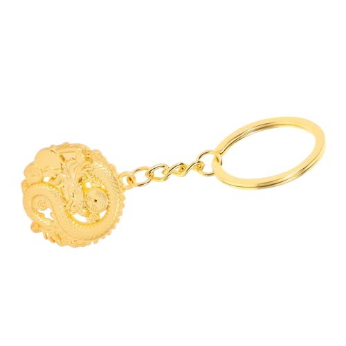 KITANDOVE Chinesischer Drachen Schlüsselanhänger Dekorativer Schlüsselbund Mit Drachenmuster Für Taschen Rucksäcke Für Freunde Und Familie Neujahrsschmuck von KITANDOVE