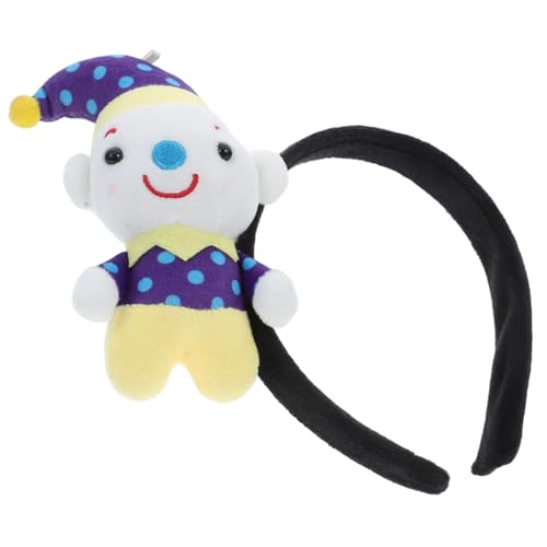KITANDOVE Clown Stirnband Clown Kostüm Clown Perücke Clown Hüte Zirkus Haarteil Regenbogen Stirnband Alberne Hüte Clown Schuhe Halloween Kostüme Für Erwachsene Halloween Clown von KITANDOVE