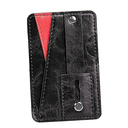 KITANDOVE Handytasche Aus Leder Handy-geldbörse Selbstklebender Kartenhalter Kreditkarten-Halter Ausweis-Clip von KITANDOVE