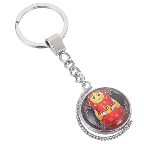 KITANDOVE Matroschka-schlüsselanhänger Im Russischen Stil Drehbarer Schlüsselanhänger Autoschlüsselanhänger Schlüsselringdekor Taschenanhänger von KITANDOVE