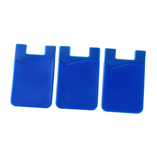 KITANDOVE Silicone Handy Wallet Halterung Für Rückseite Kreativer Klebesticker Für Dunkelblau -rutsch Silikonmaterial Für Kreditkarten Und Bargeld Für Unterwegs von KITANDOVE