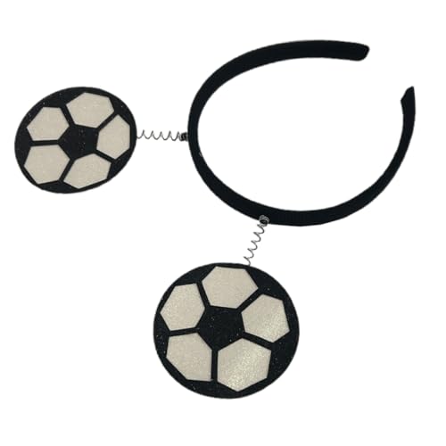 KITANDOVE Sportliches Haarband Mit Fußball-Design Dekorative Kopfbedeckung Für Partys Festivals Und Sportveranstaltungen Für Damen Und Mädchen von KITANDOVE