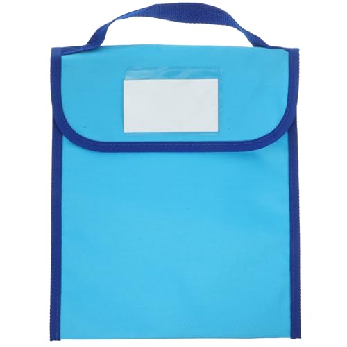 KITANDOVE Students Tote Bag Für Bücher Und Schreibwaren Großer Tragebeutel Mit Großer Kapazität Für Schule Büro Strand Und Und Praktische Tragetasche Mit Namensschild von KITANDOVE