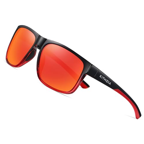 KITHDIA Polarisierte Sonnenbrille Herren/Damen ; Vintage/Klassisch/Elegant Brillengestell; Golf/Fahren/Angeln/Reisebrille/Outdoor-Sportarten Mode Sonnenbrille S5531 von KITHDIA