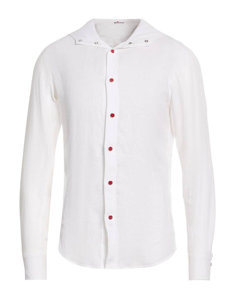 KITON Hemd Herren Weiß von KITON
