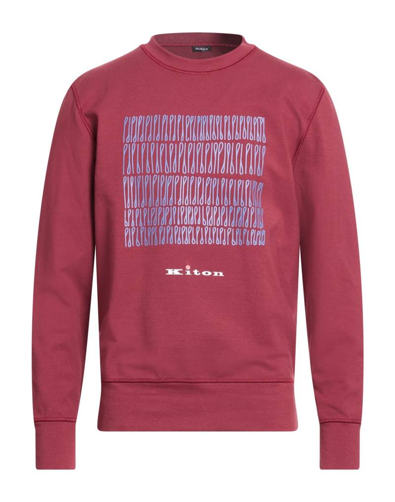 KITON Sweatshirt Herren Bordeaux von KITON