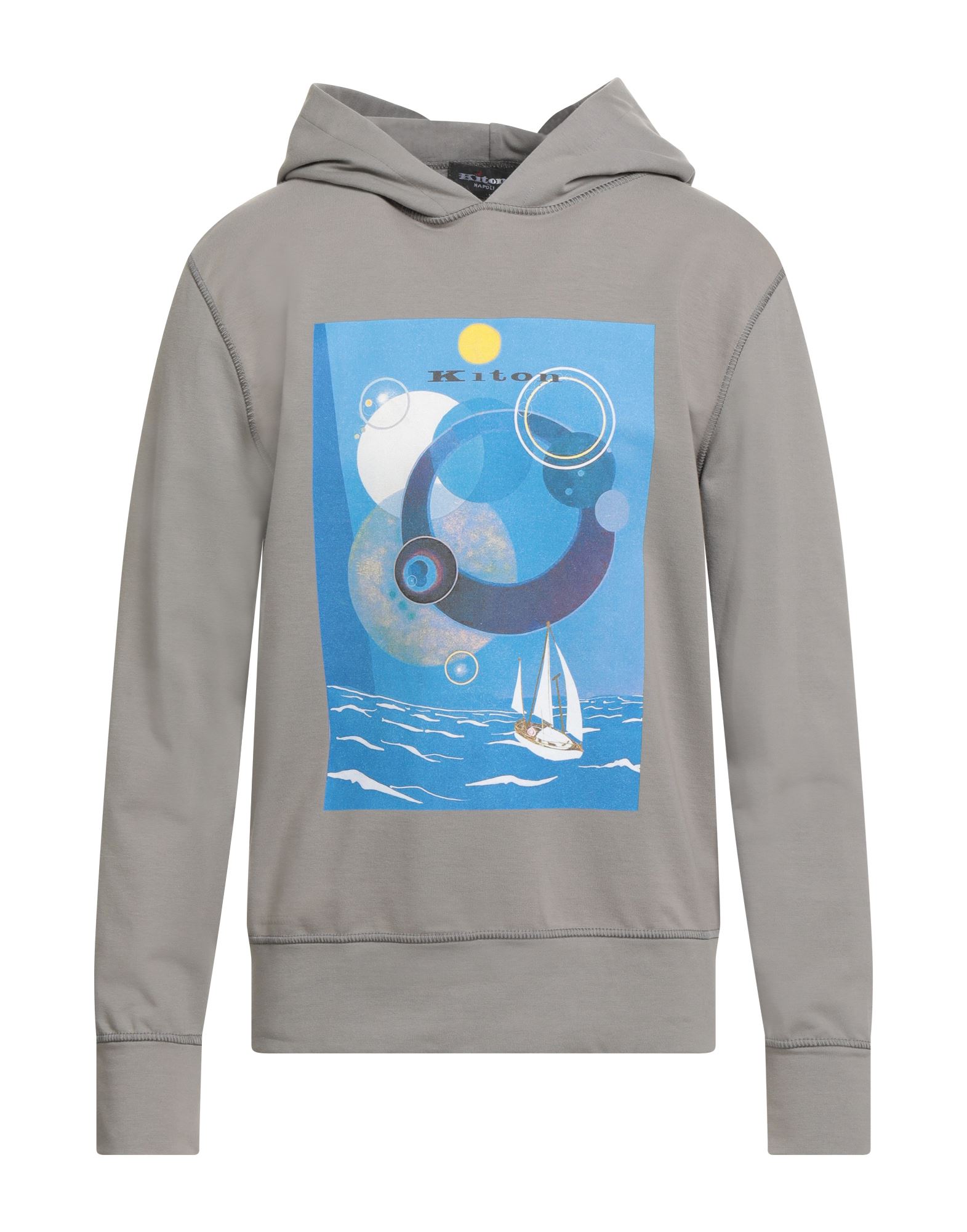 KITON Sweatshirt Herren Maulwurfsgrau KITON Sweatshirt Herren Maulwurfsgrau von KITON