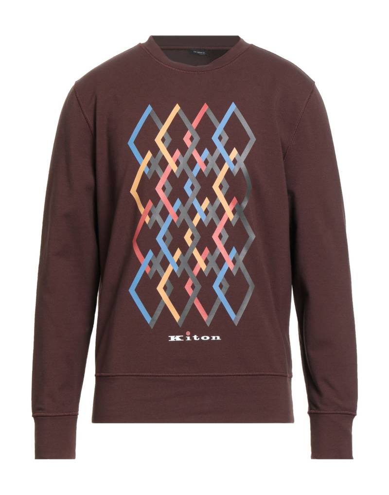 KITON Sweatshirt Herren Schokobraun von KITON