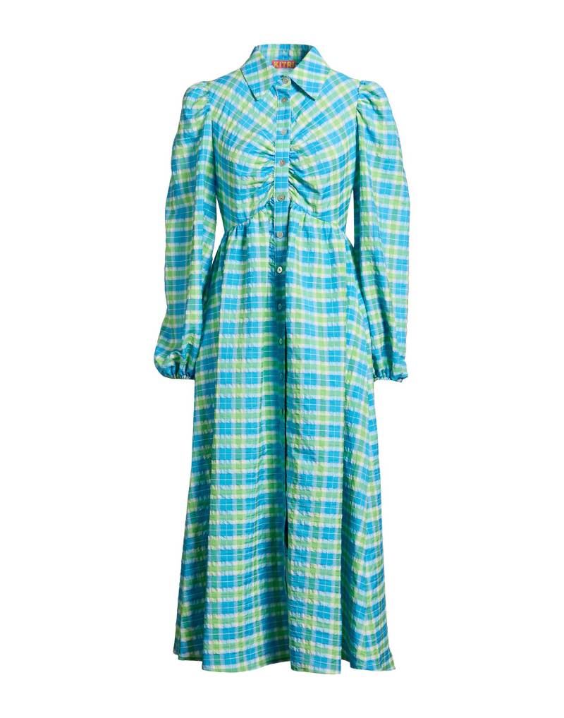 KITRI Midi-kleid Damen Azurblau von KITRI