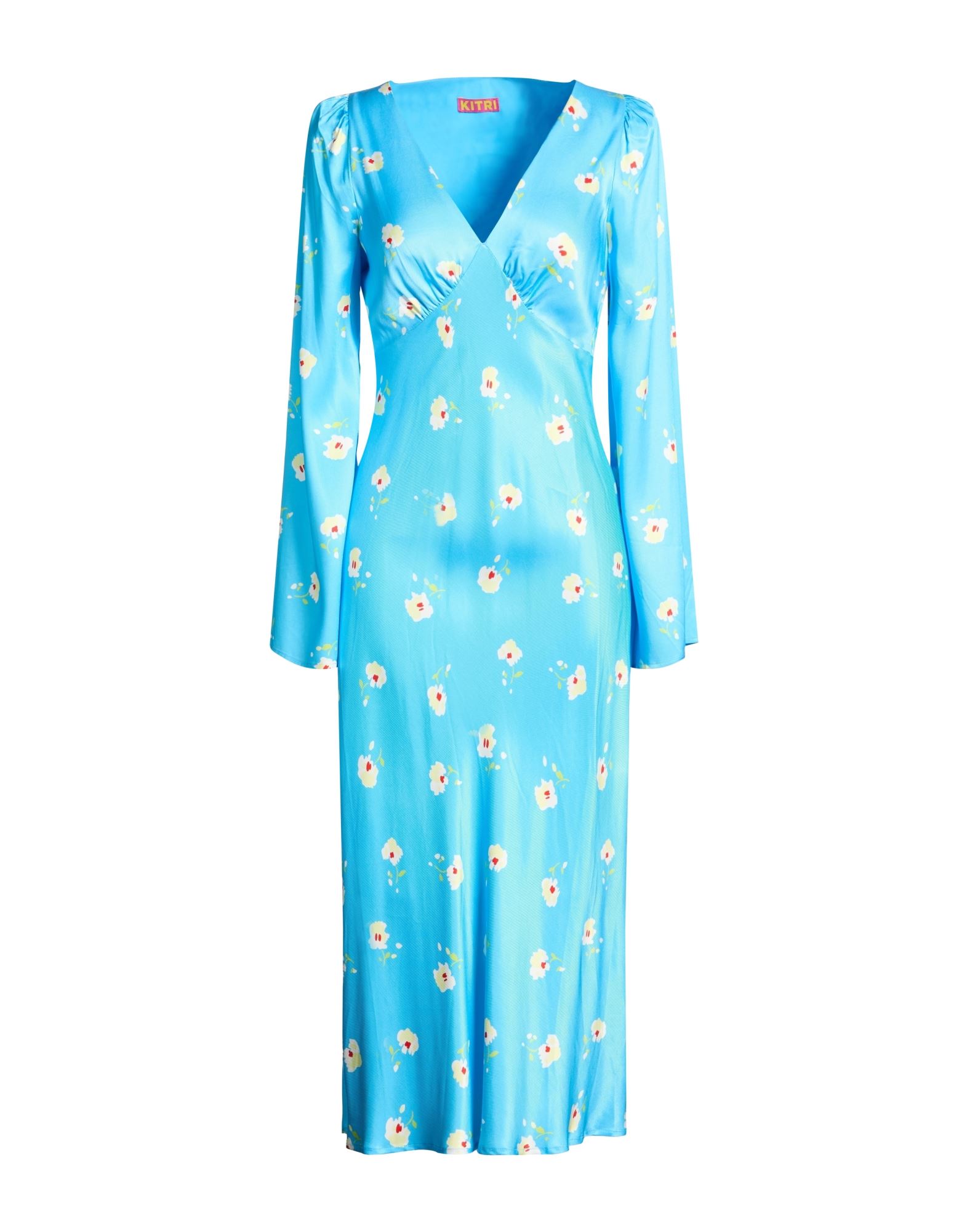 KITRI Midi-kleid Damen Azurblau von KITRI