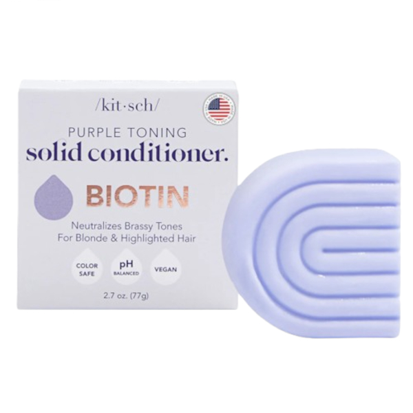 KITSCH - Purple Toning Conditioner Bar for Color-Treated & Grey Hair - 77g von KITSCH