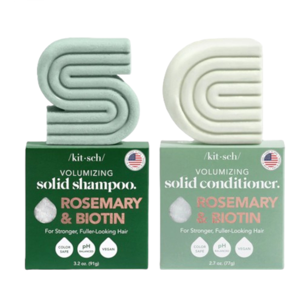 KITSCH - Rosemary & Biotin Volumizing Shampoo & Conditioner Combo - 91g+77g von KITSCH