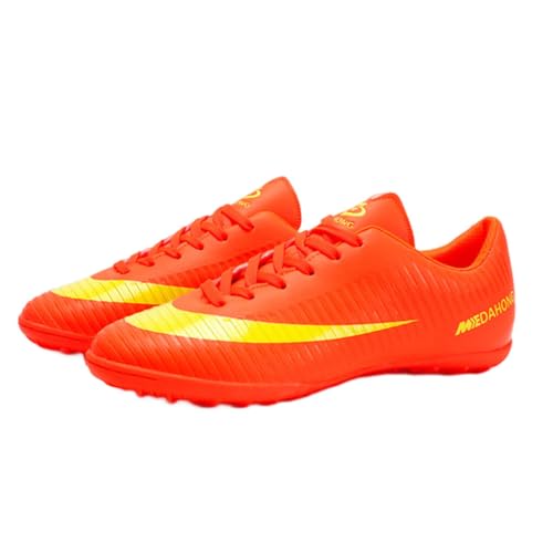 KIXZSAZ 1 Paar Fußballschuhe Mann Trainer Fußball Turnschuhe Feine Verarbeitung Modisches Rugby Design Komfort Weiblich, Orange, Zwei"und"dreißig KIXZSAZ 1 Paar Fußballschuhe Mann Trainer Fußball Turnschuhe Feine Verarbeitung Modisches Rugby Design Komfort Weiblich, Orange, Zwei"und"dreißig von KIXZSAZ